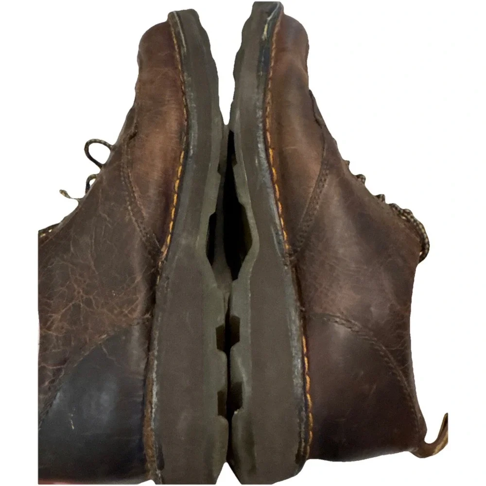 Dr Martens Brown Leather Oxford Shoes Palmer Men's 10‎ Airwear EUC